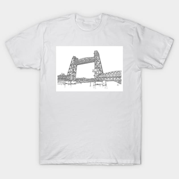 Rotterdam bridge T-Shirt by valery in the gallery